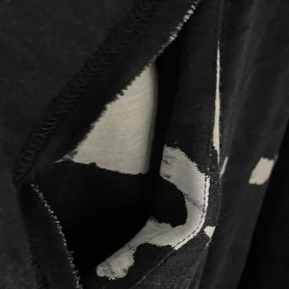 LAST CALL: RUNDHOLZ Black 2022 Graphic Lantern Dress Cotton Pockets NWT Sz M - Picture 5 of 11